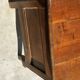 French provincial chest in carved and pegged solid oak, 18th century.