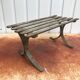 Wrought iron footrest
