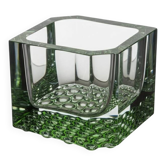 Green Square Bowl, Pavel Hlava, 1970s, Czechoslovakia