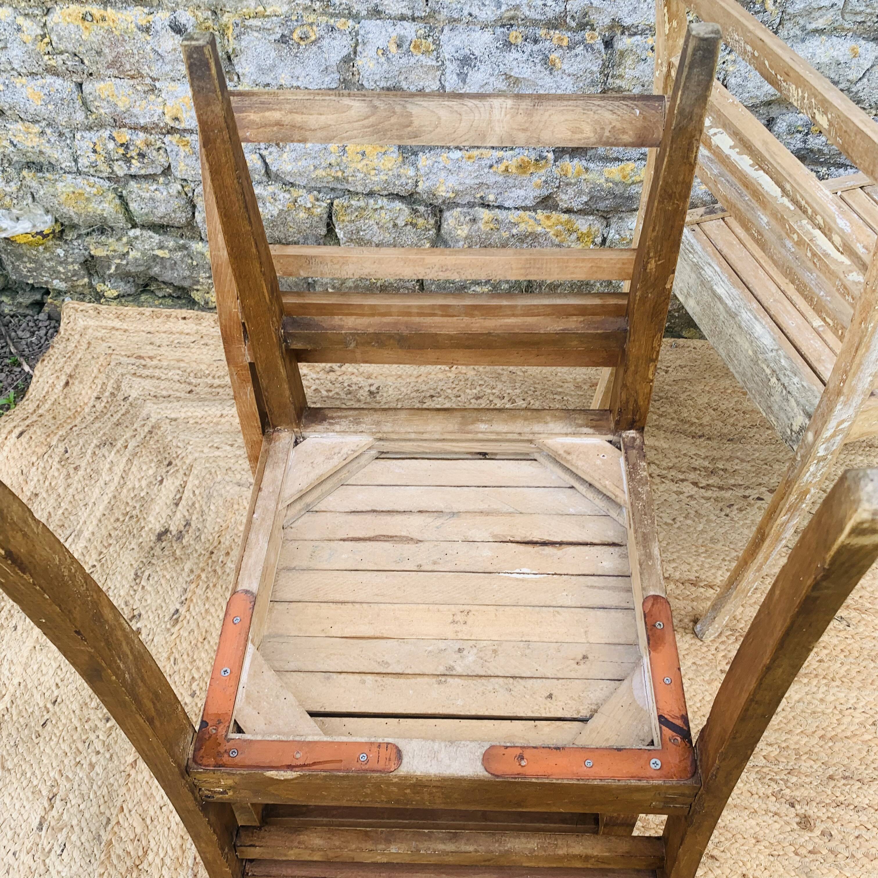 Set of 4 René Gabriel chairs