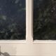 Old translucent glass communication door 82.5x214.2cm