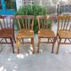 4 bistro chairs