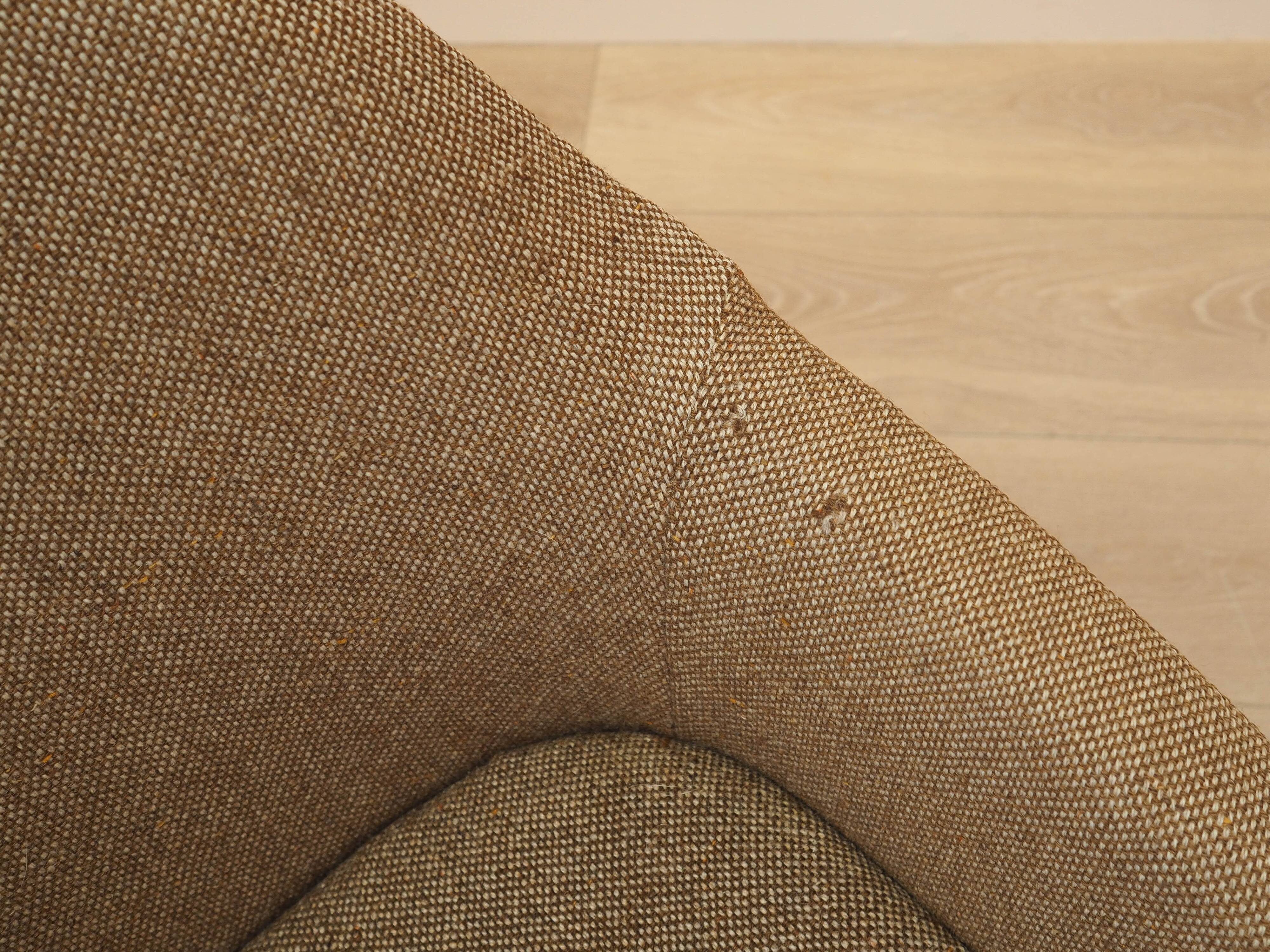 Brown armchair, Danish design, 1970s, production: Denmark