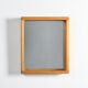 Solid pine mirror, Les Arcs, France, circa 1970