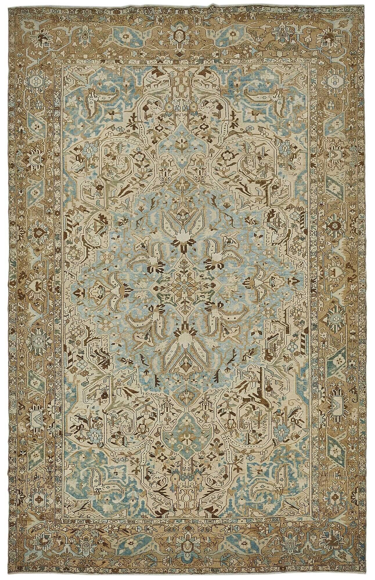 Tapis vintage unique fait à la main 305 cm x 487 cm