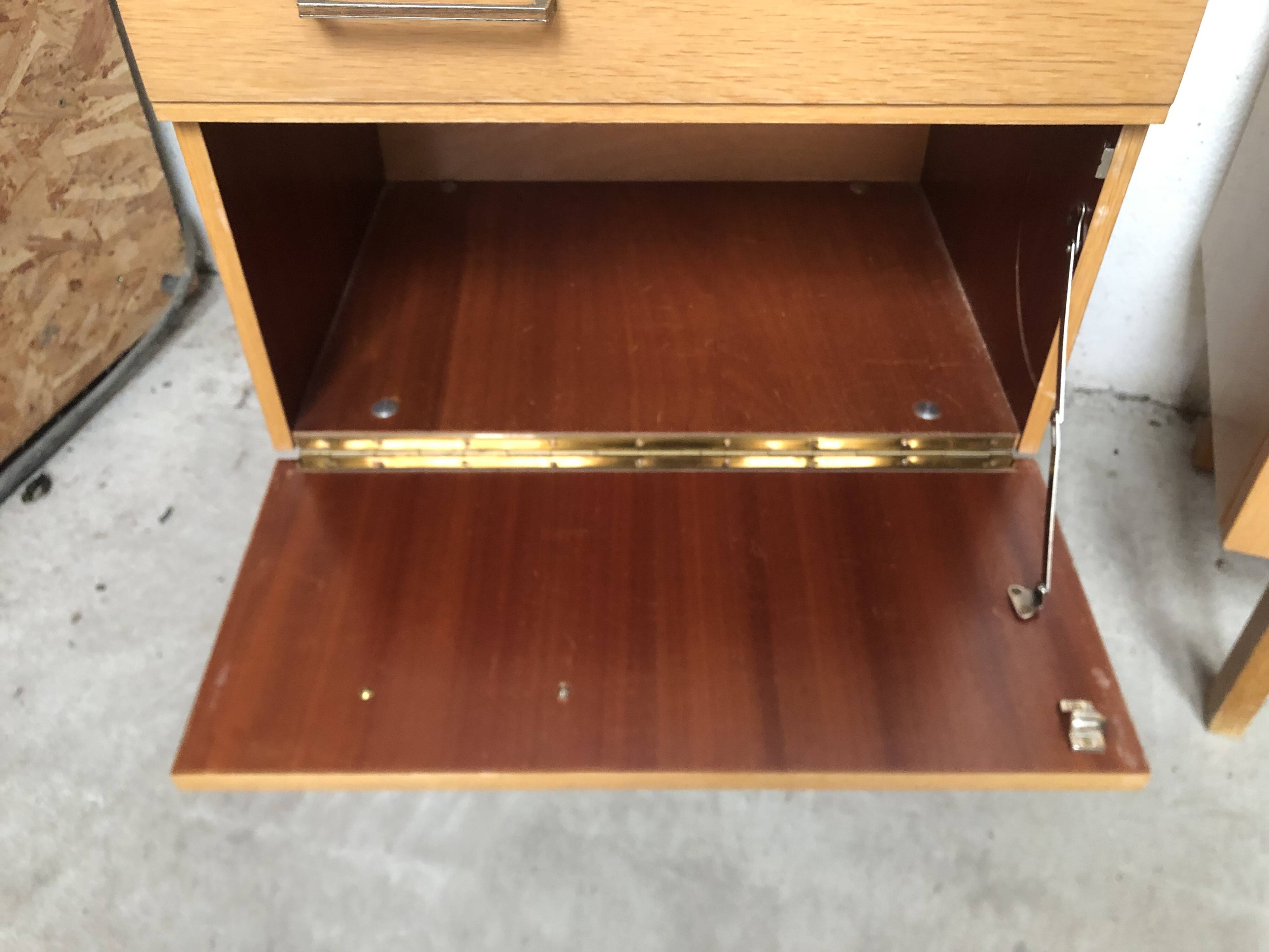 Pair of bedside tables, 1960s
