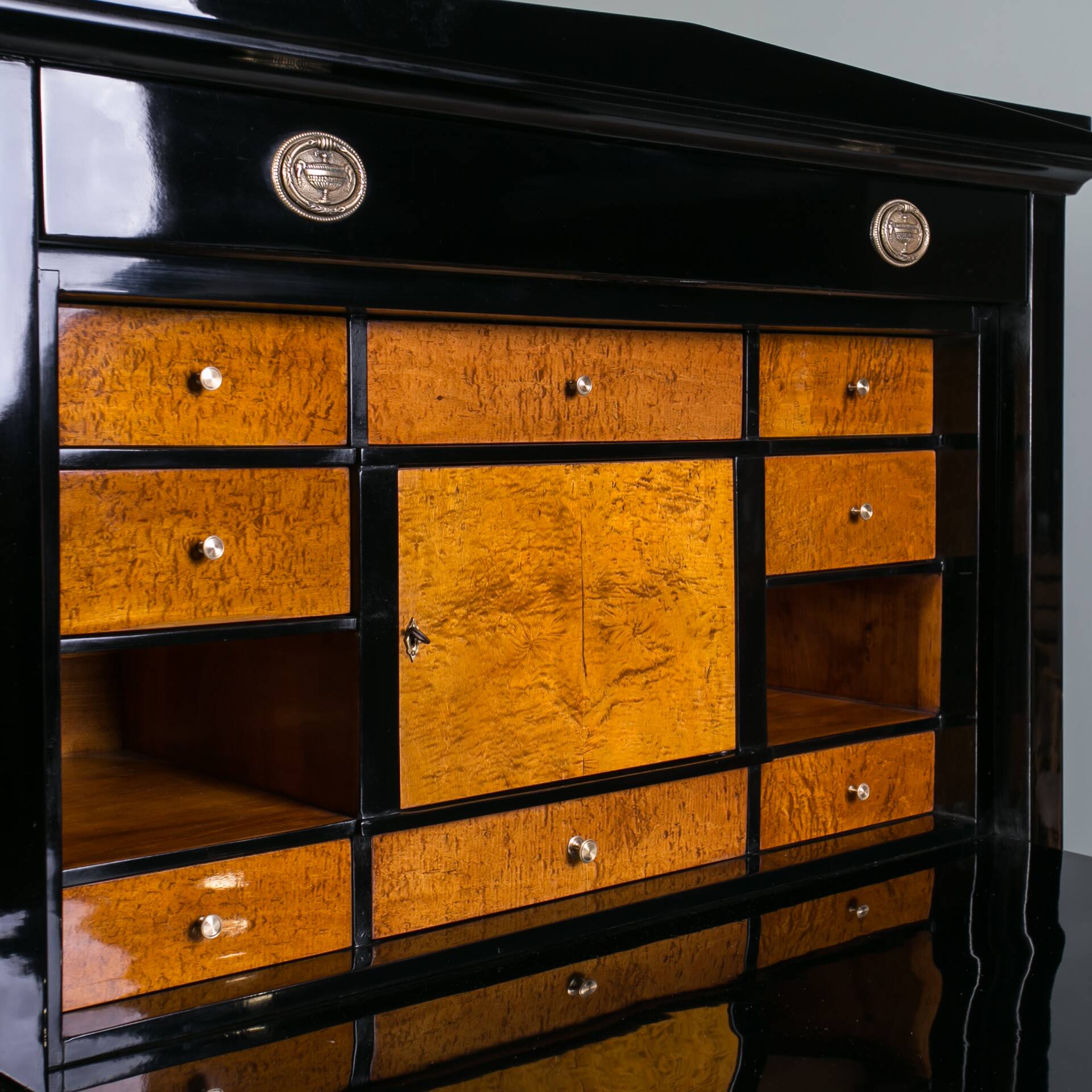 Biedermeier Secretary, Germany, 19th Century