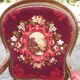 Paire de fauteuils Napoléon III en acajou