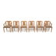 Set of 6 chairs by Lübke made in the 1970s