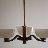 Paavo Tynell for Taito Oy, an Art Deco chandelier model '1255/3', Finland, 1930s.