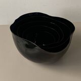 Black lacquer tsé tsé bowls
