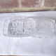 Butter dish from Reims in transparent glass