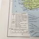Old map of Great Britain and Ireland 43x43cm from 1950