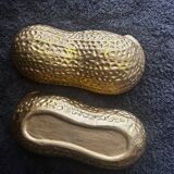 Vintage 1960s-70s ceramic peanut box