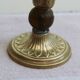Pair of golden candle holders