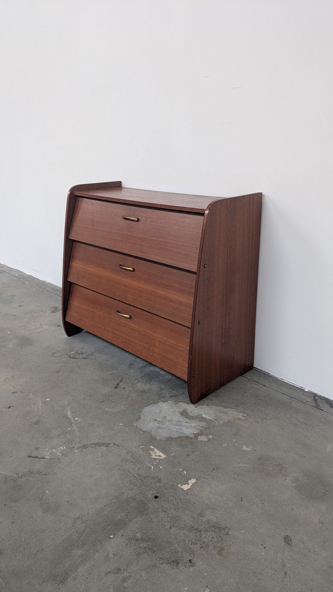 Vintage Scandinavian design shoe cabinet