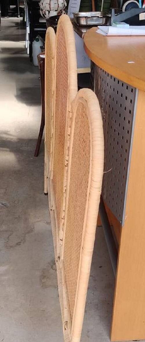 Rattan cane headboard