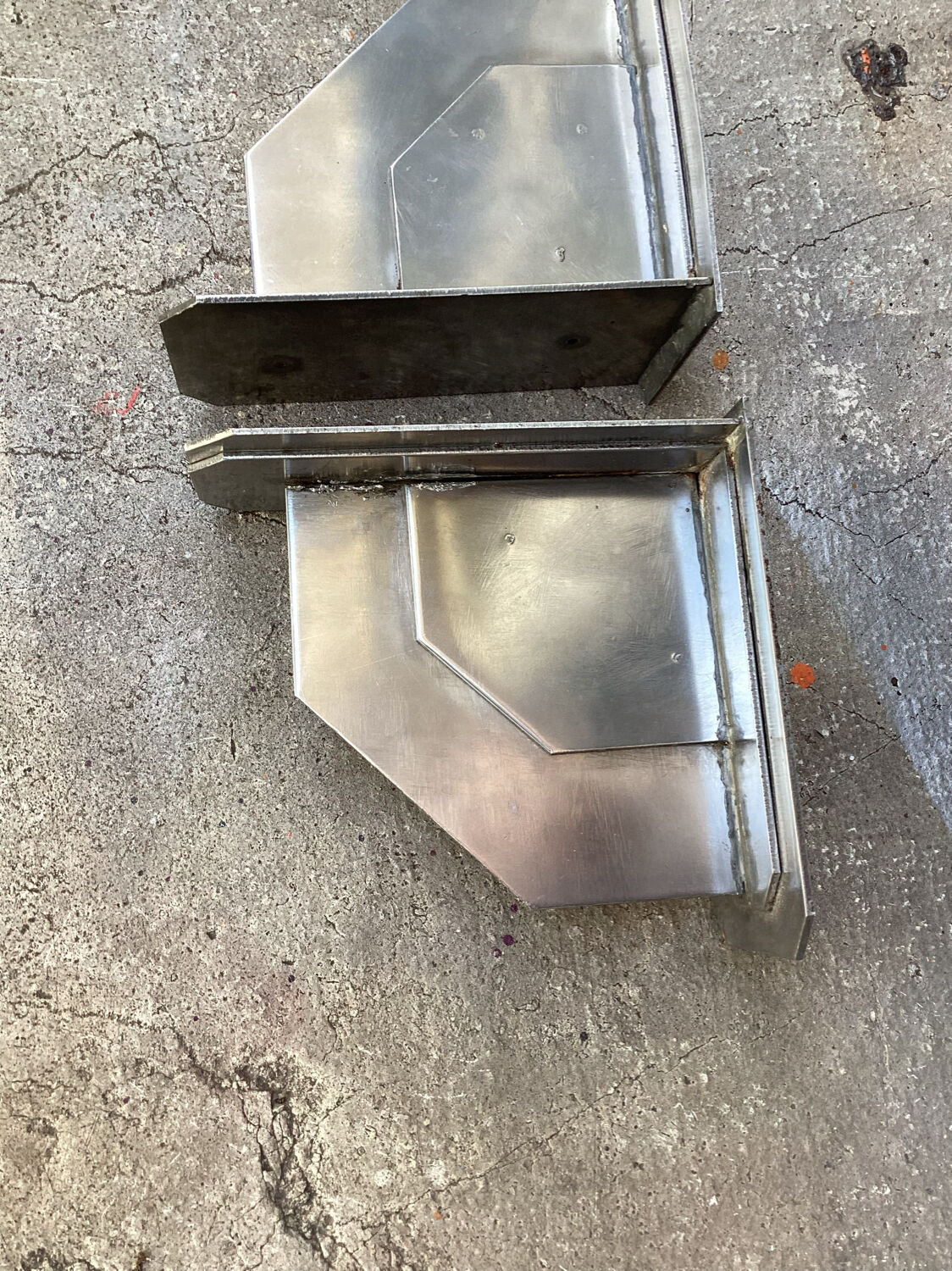 Pair of vintage industrial style metal bookends