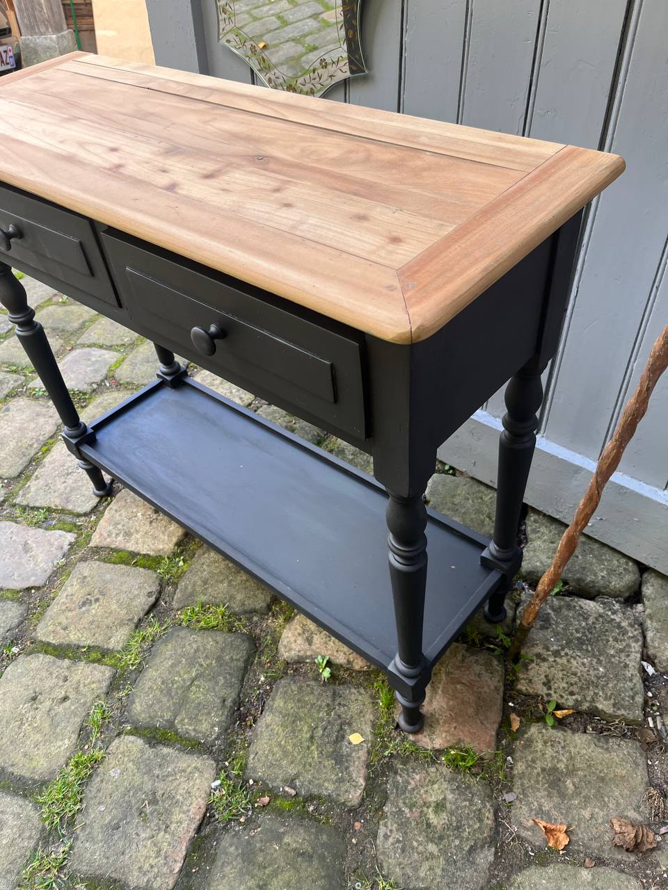 Wooden entrance console