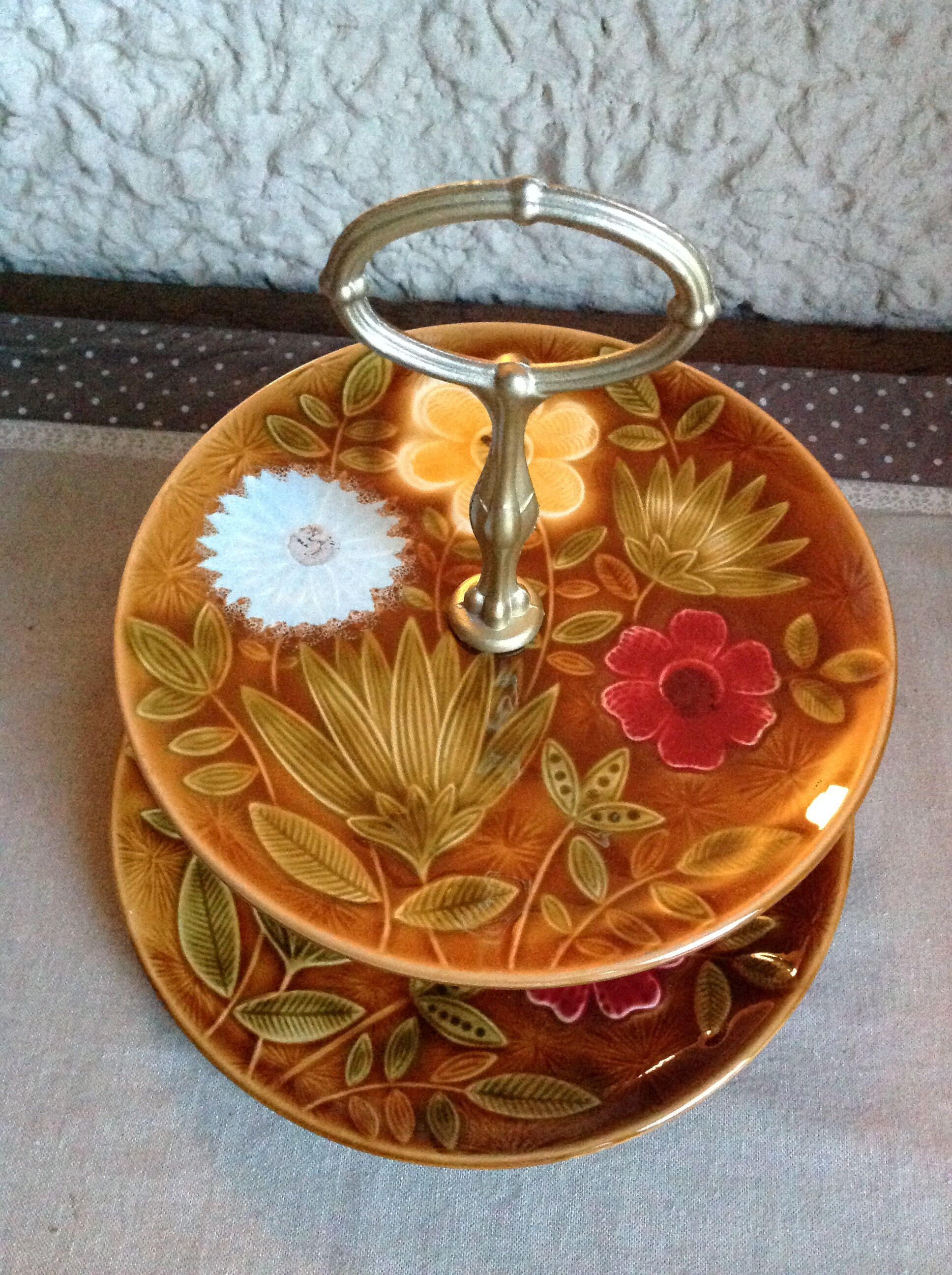 Table servant in sarreguemines vintage 50/60