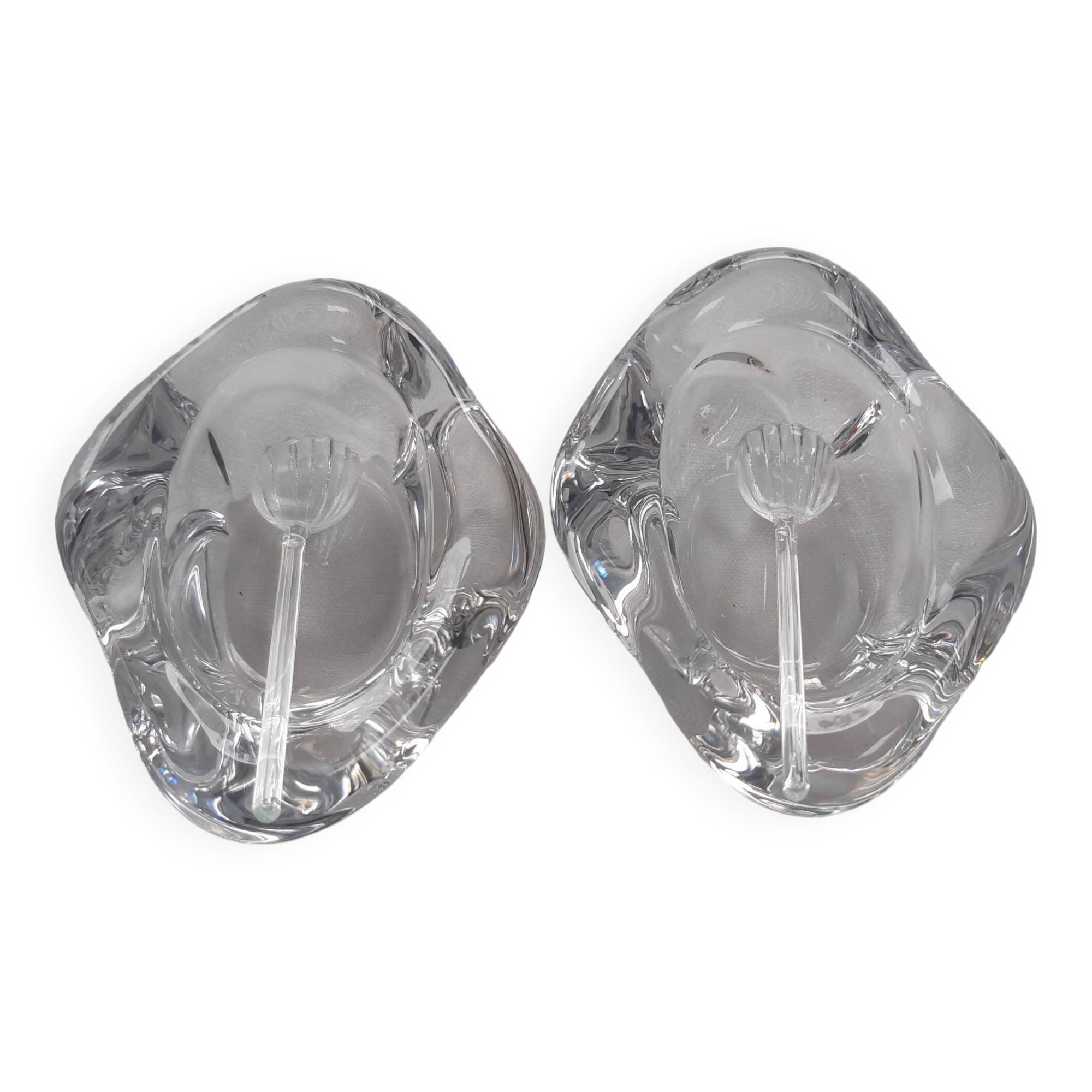 Bayel crystal salt and pepper shaker from the 60s