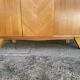 Light oak sliding door wardrobe, 1960