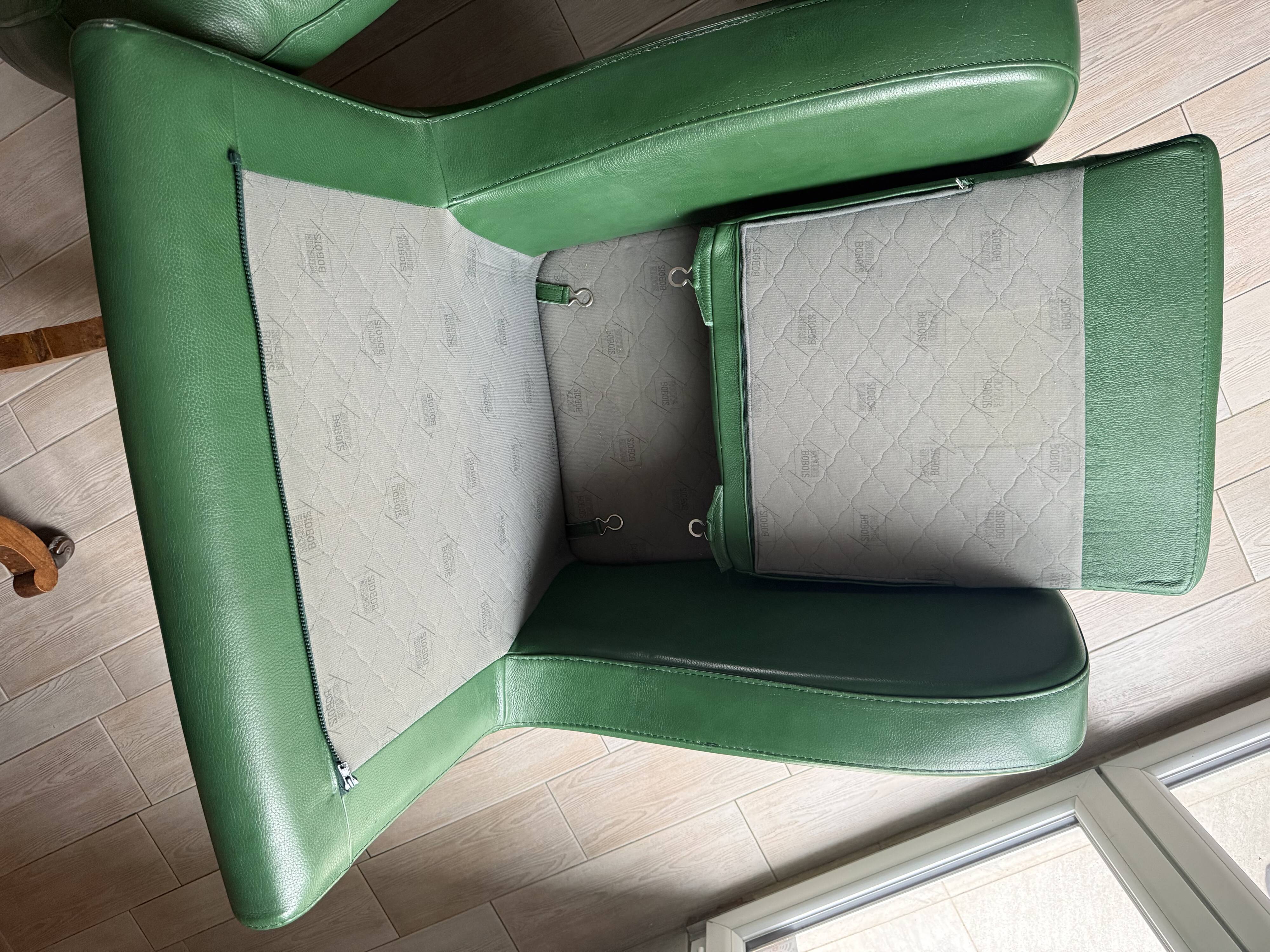 Roche Bobois Leather Armchair
