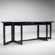 Augusto Savini rare drop leaf desk with Pamplona chair for Pozzi Italy
