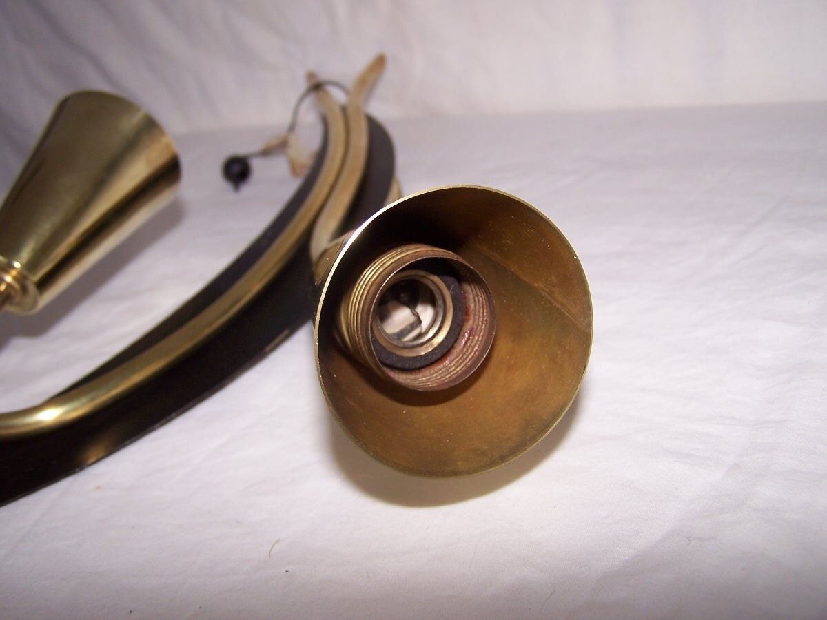 Half moon wall lamp from the 50s