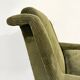 Mid-Century Modern Pair of Italian Armchairs, Green Velvet, 1960s