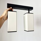 Vintage 1980s Wall or Ceiling Lamp with Two Adjustable Parallelepiped Light