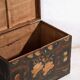 Antique chest painted in pine wood – China, around 1900