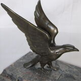 Ink art deco marble statue animal sculpture eagle necessary office