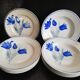 Lot 6 flat plates, 6 hollow Didier MDL