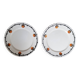 Set of 2 vintage Badonviller dessert plates