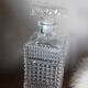 Glass Whiskey Decanter, 80s