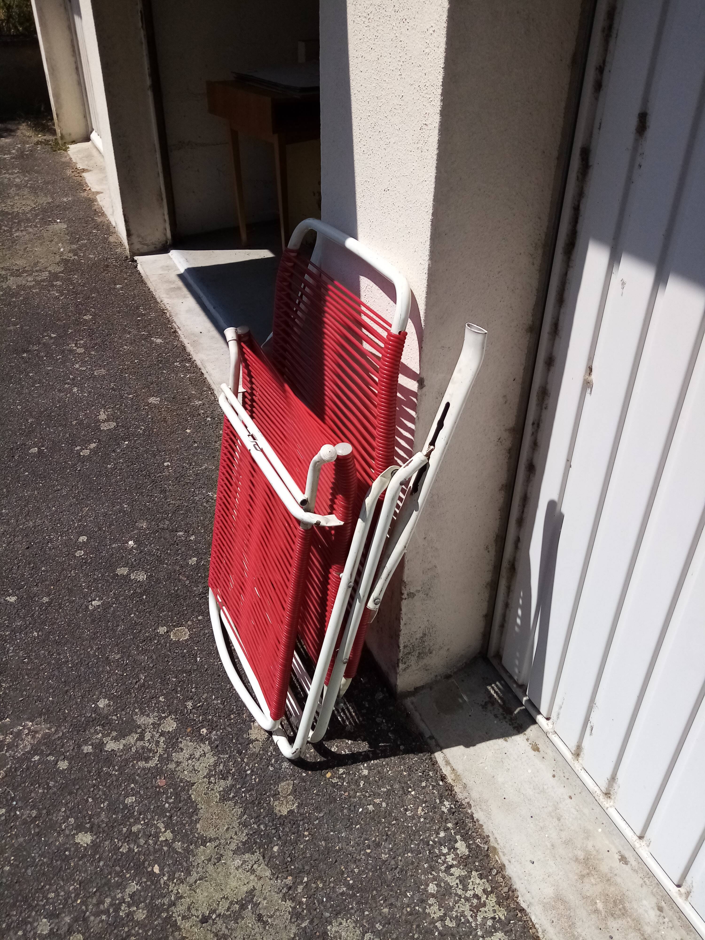 Chaise longue scoubidou