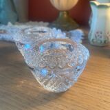 Pair of crystal candlesticks