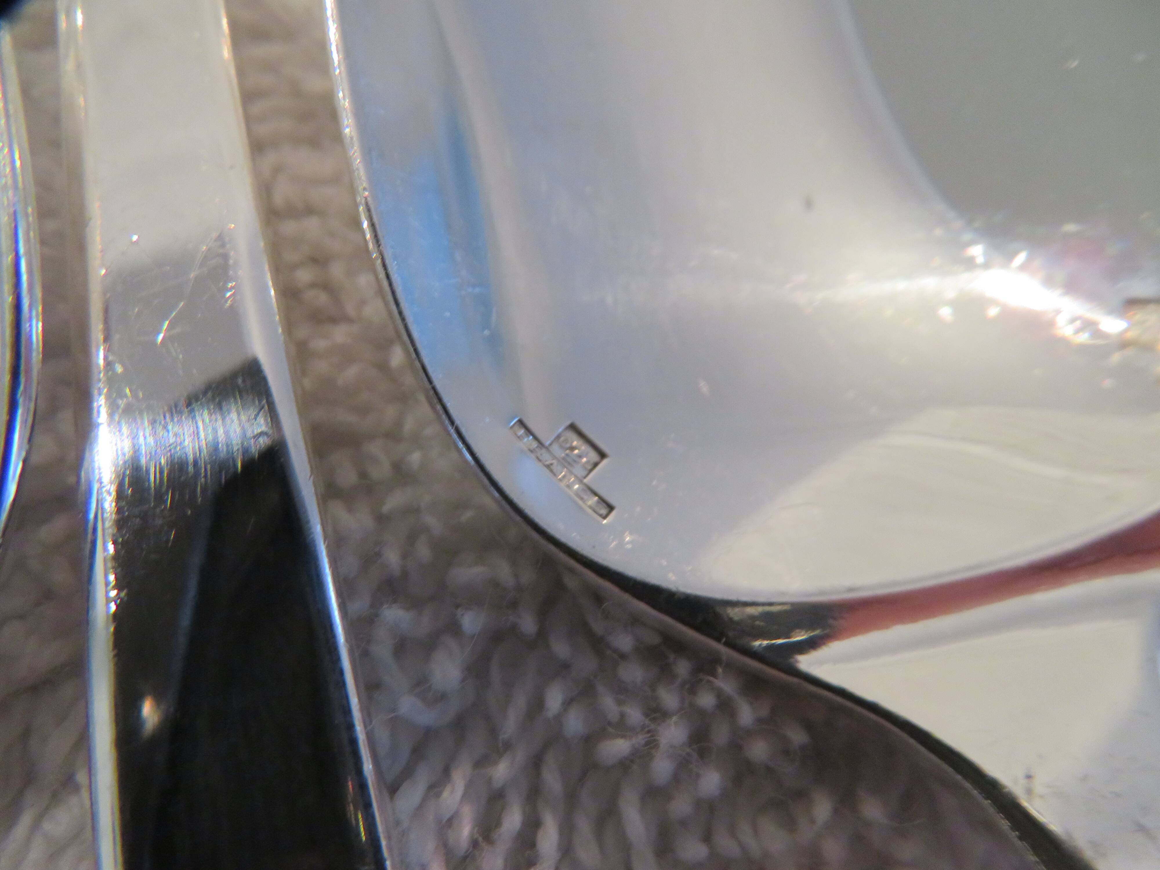12 Christofle Concorde silver plated dessert spoons, 17cm