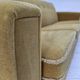 1970s, Danish 3-seater sofa, original light green furniture velour.