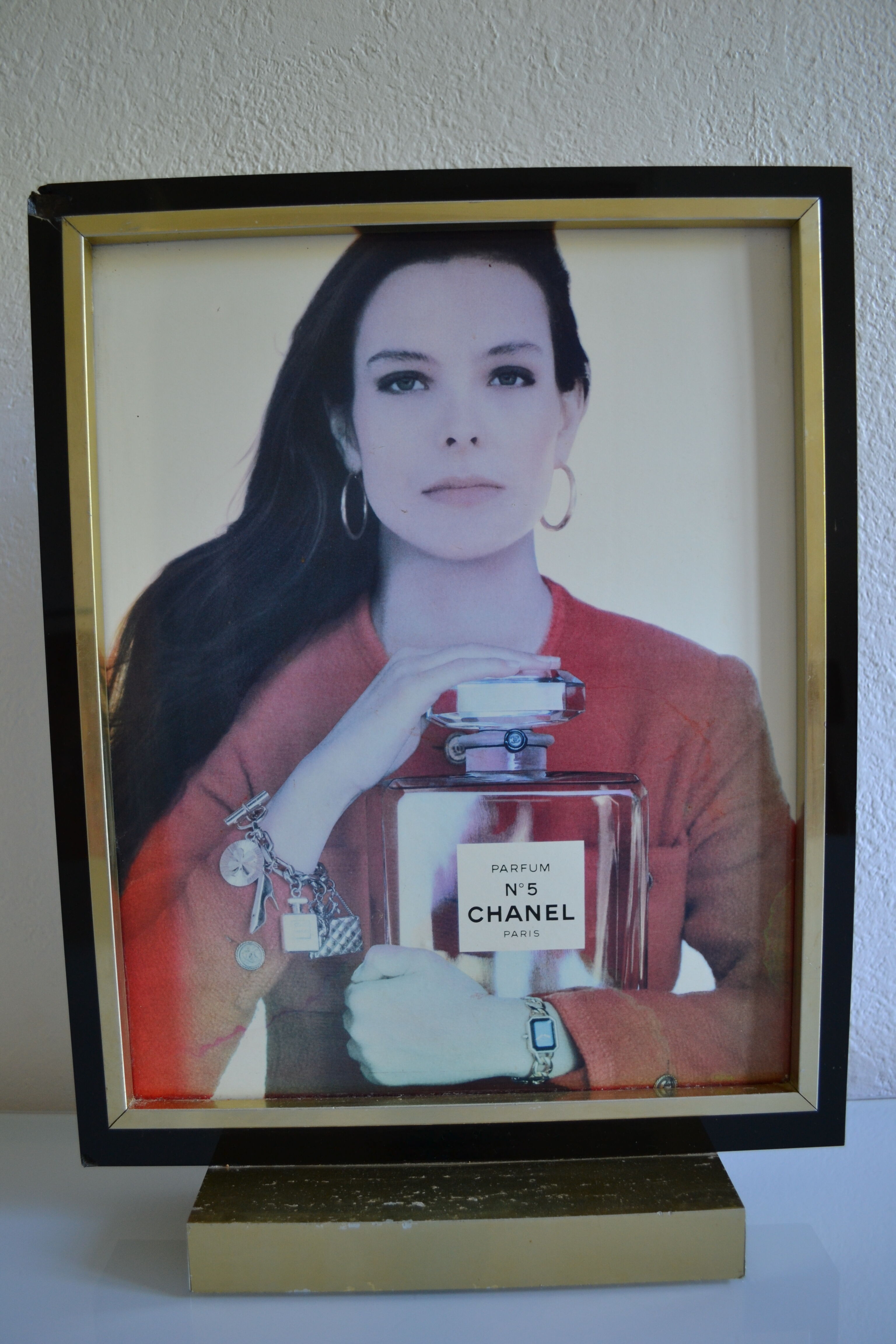 Vintage chanel boutique advertising sign n°5