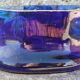 Old planter enamelled floral decoration