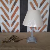 patinated foot bedside lamp