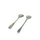 AAR Pair of Tea Spoons, Silver-Plated Brass, Poland, 1960s