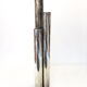 Silver metal candle holder 70s