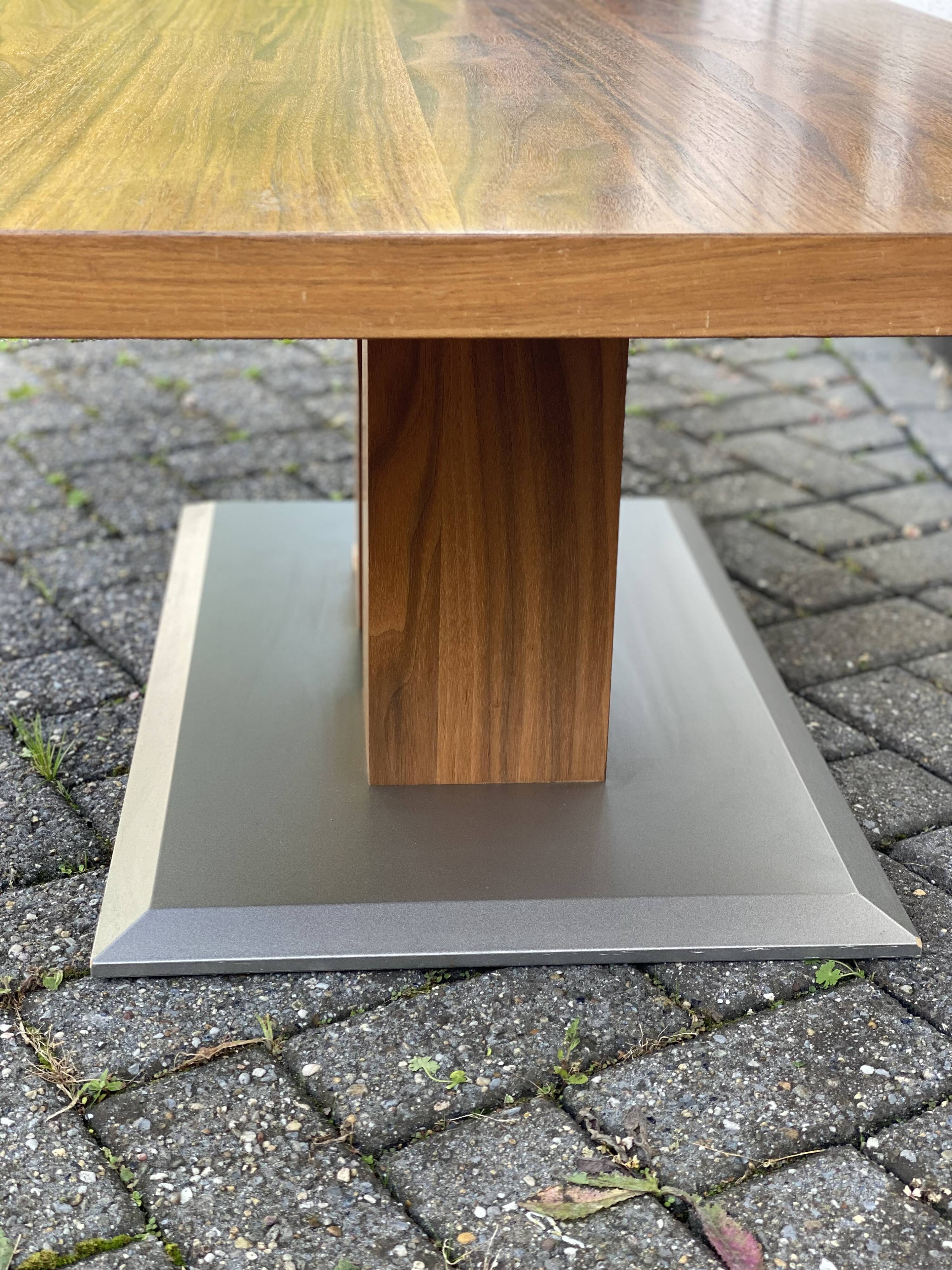 Massive Pedestal Coffee Table by Vierhaus