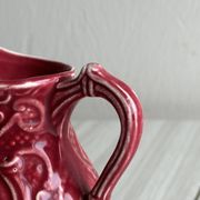 Pot à lait en céramique rouge