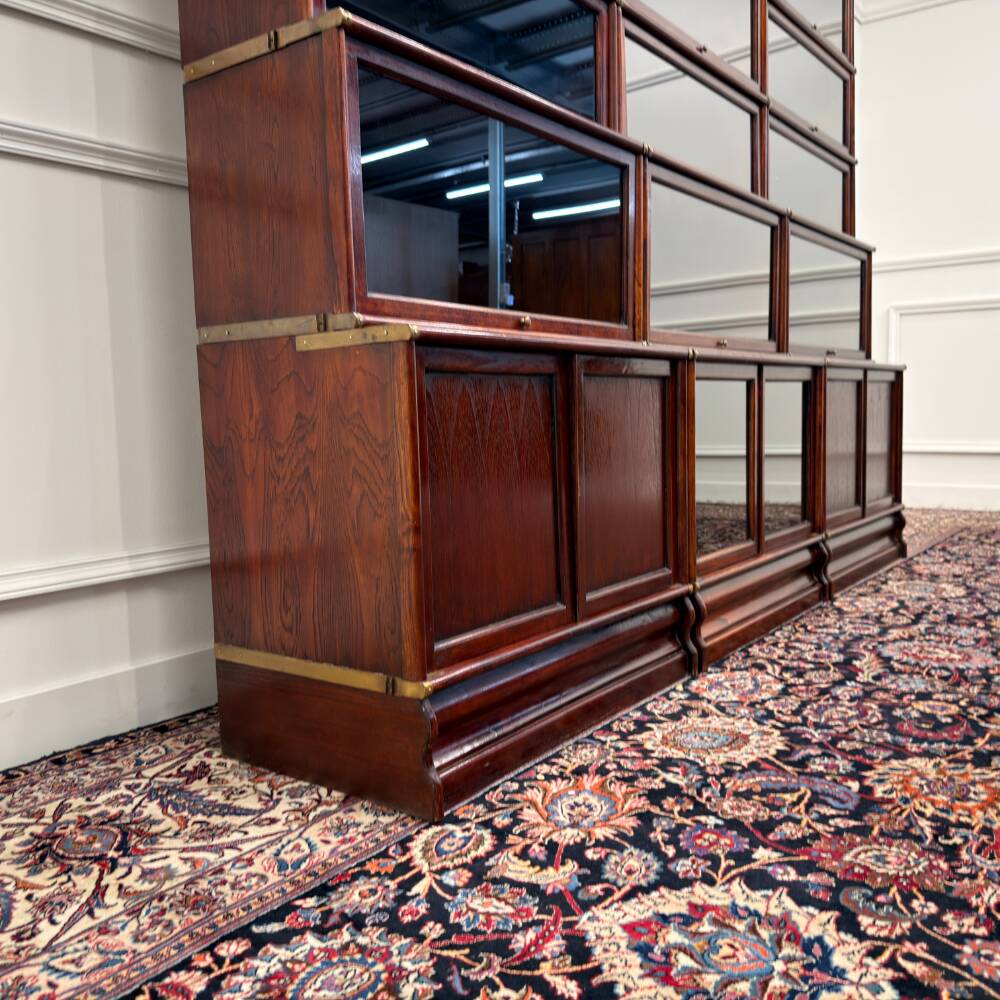 Classic English Globe Wernicke Style Bookcase