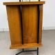 1950s wooden and metal bookshelf shelf