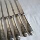 12 silver-plated table knives with stainless steel blades nogent